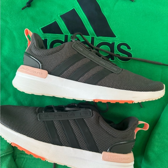 WMNS) adidas Racer TR21 'Carbon Vapour Pink' H00654 size 9 1/2 (9.5) almost new! - Picture 13 of 16